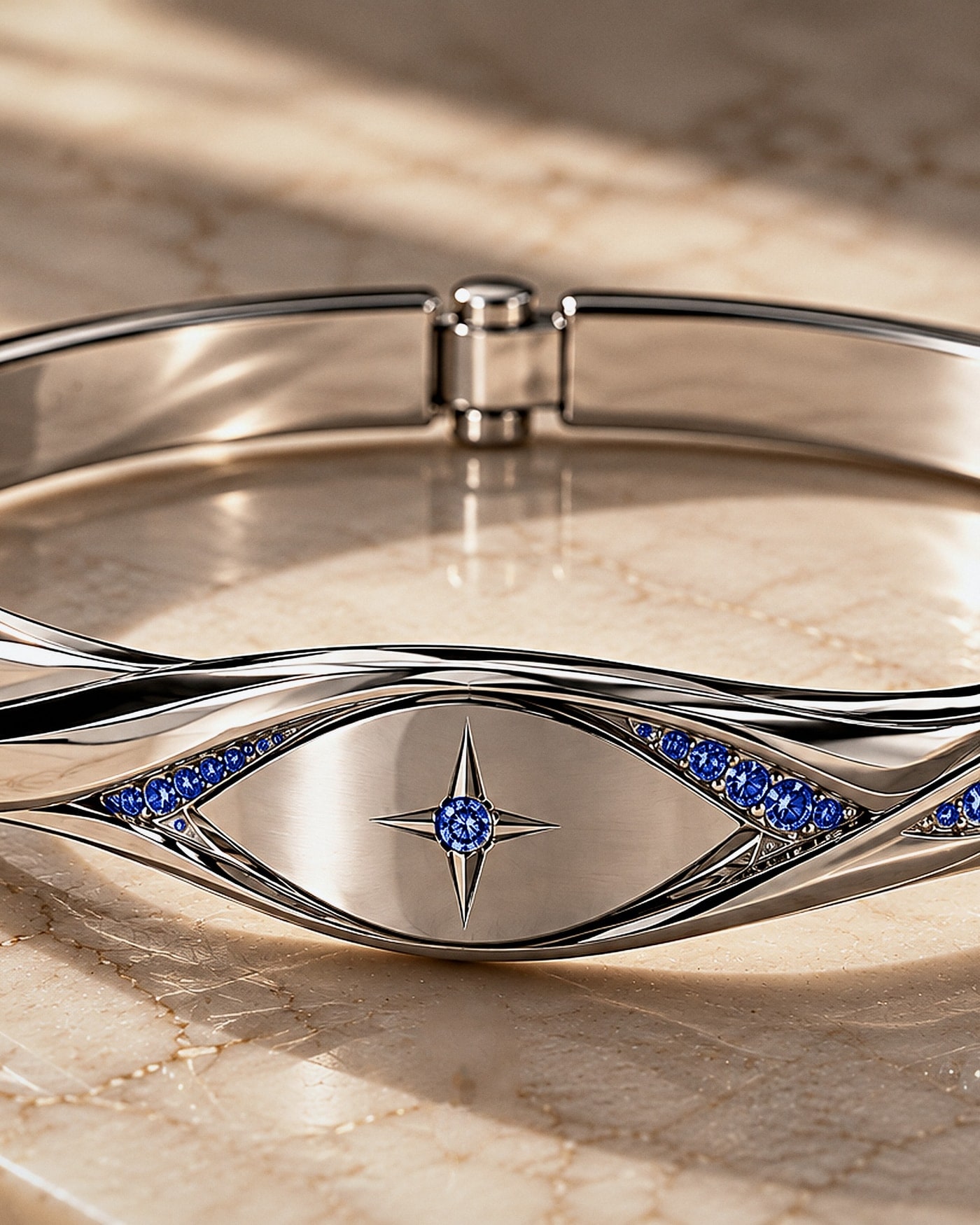 The Flow set with sapphires