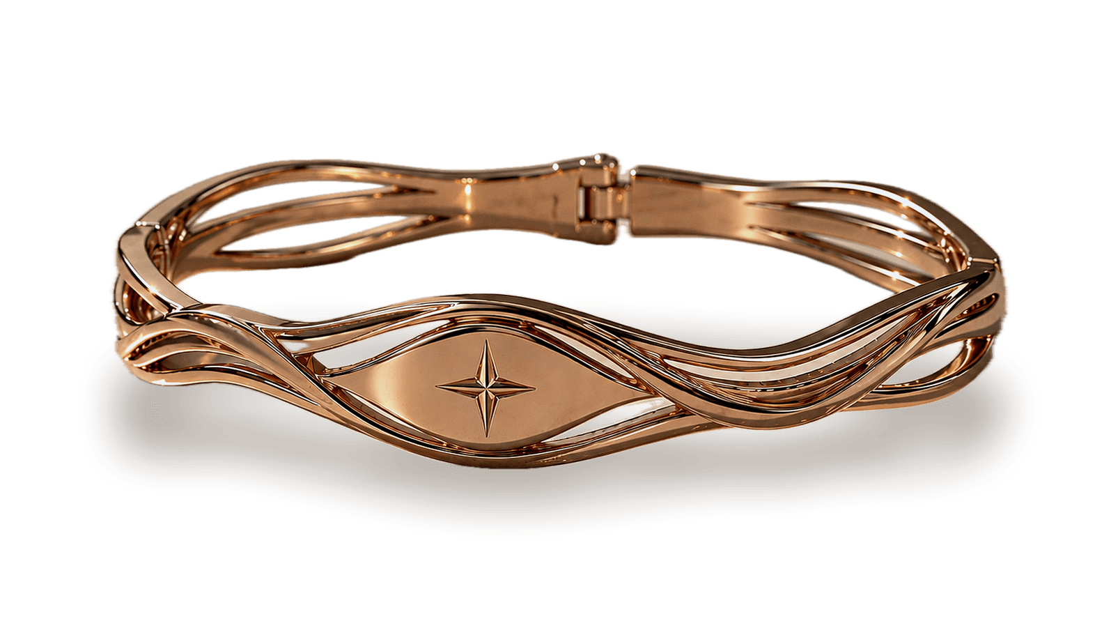 The Wave in rose gold